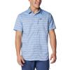 Columbia Men’s Silver Ridge Utility Lite Novelty Short Sleeve(Skyler Chambray Stripe)