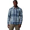 Columbia Men’s Steens Mountain Printed Shirt Jacket Ii(Crushed Blue Herringplaid)