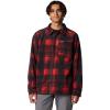 Columbia Men’s Steens Mountain Printed Shirt Jacket Ii(Sail Red Omblur)