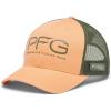 Columbia Unisex PFG Fischflagge Mesh Ballkappe – Hoch Cap(Bright Nectar/Cypress)