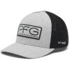 Columbia Unisex PFG Fischflagge Mesh Ballkappe – Hoch Cap(Cool Grey Heather/Black)