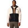 Columbia mens Backbowl II Remastered Full Zip Hoodie(Chalk/Black)