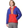 Columbia mens Backbowl II Remastered Full Zip Hoodie(Clematis Blue/Sail Red)