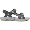 Columbia unisex-child Techsun Vent SandalSport Sandal(Dark Grey/Warning Yellow)