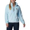 Columbia womens Fire Side Sherpa 1/4 Zip(Spring Blue)