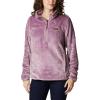 Columbia womens Fire Side Sherpa 1/4 Zip(Winter Mauve)