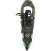 Crescent Moon All Terrian Unisex Snowshoe – Sawtooth 27: Unisex All Terrain Snowshoe with Award Winning Single Loop Pull Binding, Stainless Steel Crampons and Heel Lifts(Green)