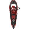 Crescent Moon All Terrian Unisex Snowshoe – Sawtooth 27: Unisex All Terrain Snowshoe with Award Winning Single Loop Pull Binding, Stainless Steel Crampons and Heel Lifts(Red)