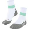 FALKE Women’s RU Compression Stabilizing Running Socks, 1 Pair(White)