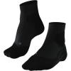 FALKE Women’s RU Trail Running Socks, Stabilizing Athletic, 1 Pair(Black (Black-mix 3010))