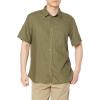 Fjallraven Ovik Travel Shirt Short-Sleeve – Men’s(Green)