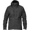 Fjällräven Skogsö Jacket Coats for Men – Leather Details, Two Chest and Two Hand Pockets, and Fixed Two Way Adjustable Hood(Dark Grey)