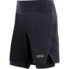 GORE WEAR Men’s 2in1 Breathable Running Shorts(Black)