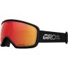 Giro Ringo Ski Goggles – Snowboard Goggles for Men, Women & Youth – VIVID Lens – Anti-Fog – OTG (Over Glasses)(Black Stacked – Vivid Ember)