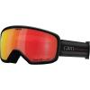 Giro Ringo Ski Goggles – Snowboard Goggles for Men, Women & Youth – VIVID Lens – Anti-Fog – OTG (Over Glasses)(Black Techline/Vivid Ember)