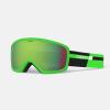 Giro Ringo Ski Goggles – Snowboard Goggles for Men, Women & Youth – VIVID Lens – Anti-Fog – OTG (Over Glasses)(Green Black Podium – Vivid Emerald)
