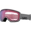 Giro Ringo Ski Goggles – Snowboard Goggles for Men, Women & Youth – VIVID Lens – Anti-Fog – OTG (Over Glasses)(Grey Wordmark – Vivid Infrared)