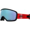 Giro Ringo Ski Goggles – Snowboard Goggles for Men, Women & Youth – VIVID Lens – Anti-Fog – OTG (Over Glasses)(Red Slide – Vivid Royal)