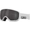 Giro Ringo Ski Goggles – Snowboard Goggles for Men, Women & Youth – VIVID Lens – Anti-Fog – OTG (Over Glasses)(White Wordmark – Vivid Smoke)