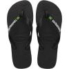 Havaianas Women’s Top Tiras Senses Flip Flops – Women’s Sandals for Swimming Pools(Black/Black)