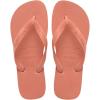 Havaianas Women’s Top Tiras Senses Flip Flops – Women’s Sandals for Swimming Pools(Pink Clay)