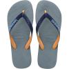 Havaianas Women’s Top Tiras Senses Flip Flops – Women’s Sandals for Swimming Pools(Silver Blue)