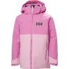 Helly-Hansen Junior Traverse Jacket – Waterproof, Breathable, Unisex Design, Ideal for Outdoor Adventures(089 Meta Pink)