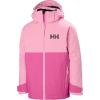 Helly-Hansen Junior Traverse Jacket – Waterproof, Breathable, Unisex Design, Ideal for Outdoor Adventures(181 Dragon Fruit)