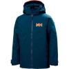 Helly-Hansen Junior Traverse Jacket – Waterproof, Breathable, Unisex Design, Ideal for Outdoor Adventures(589 Deep Dive)
