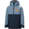 Helly-Hansen Junior Traverse Jacket – Waterproof, Breathable, Unisex Design, Ideal for Outdoor Adventures(598 Navy)