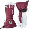 Hestra Army Leather Heli Ski Glove, 5-Finger Snow Glove for Skiing & Snowboarding for Men & Women(Bordeaux)