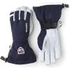 Hestra Army Leather Heli Ski Glove, 5-Finger Snow Glove for Skiing & Snowboarding for Men & Women(Navy)