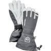Hestra Army Leather Heli Ski Glove, 5-Finger Snow Glove for Skiing & Snowboarding for Men & Women(grey)