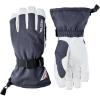 Hestra Unisex Powder Gauntlet Glove, Leather Windproof Insulated Glove for Alpine Ski, Everyday Winter Wear for Men & Women(Navy/Offwhite)
