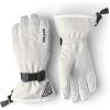 Hestra Unisex Powder Gauntlet Glove, Leather Windproof Insulated Glove for Alpine Ski, Everyday Winter Wear for Men & Women(Offwhite)