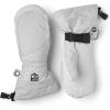 Hestra Women’s Heli Ski Female Mitt, Leather Snow Mitten for Skiing, Snowboarding and Mountaineering(Misty Grey/Offwhite)