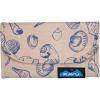 KAVU Big Spender Tri-fold Wallet Clutch Travel Organizer(Shell Life)