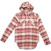KAVU Jess Shirt – Flannel Plaid Zip Up Hoodie(Cherry Lane)