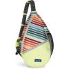 KAVU Paxton Pack Backpack Rope Sling Bag – Jet Black(November Stripe)