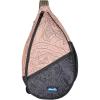 KAVU Paxton Pack Backpack Rope Sling Bag – Jet Black(Sea Map)