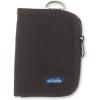 KAVU Zippy Wallet Bi Fold Zip Clutch With Removable Coin Pouch(Black)