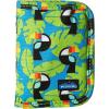 KAVU Zippy Wallet Bi Fold Zip Clutch With Removable Coin Pouch(Blue Toucan)