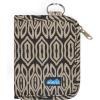 KAVU Zippy Wallet Bi Fold Zip Clutch With Removable Coin Pouch(Dark Inlay)
