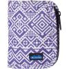 KAVU Zippy Wallet Bi Fold Zip Clutch With Removable Coin Pouch(Purple Quilt)