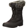 Kamik Momentum 3 Snow Boots for Women, Insulated + Thermal, HEAT-MX, Seam Sealed Waterproof(Black)