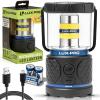 LUXPRO Rechargeable Dual-Power 1100 Lumen LED Lantern for Up to 150 Hours of Use – Camping Lantern with Built-in Power Bank – Dimmable LED Light with IPX4 Water-Resistant Rating (Camping Lantern)(Camping Lantern)
