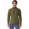 Mountain Hardwear Men’s Summit Grid Half Zip, Combat Green, Large