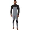 O’NEILL Men’s Neoprene Surfing Wetsuit, Black/Grey/Red, LS (3/2+MM Chest Zip Full)(SMOK RAVEN)
