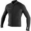 O’Neill Men’s Reactor-2 1.5mm Front Zip Long Sleeve Jacket(Black)