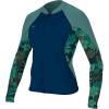 O’Neill Womens Bahia 1/.5mm Full Zip Jacket(Abyss/Faro/Eucalyptus)